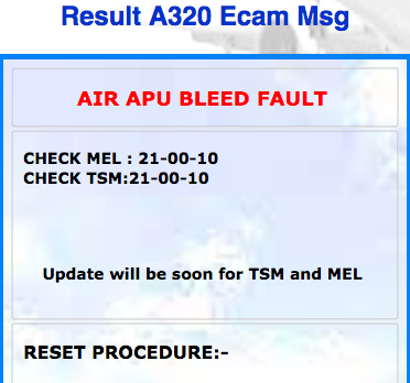 Ecam Result